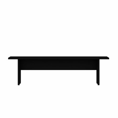 Manhattan Comfort Nomad 67.91 Modern Dining Bench in Black 123GMC2